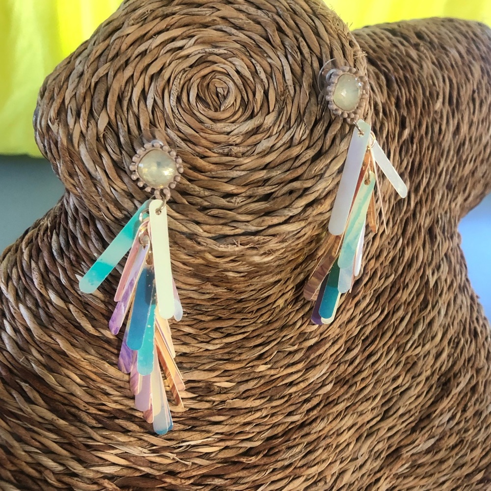 Iridescent earrings from Nordstrom Rack